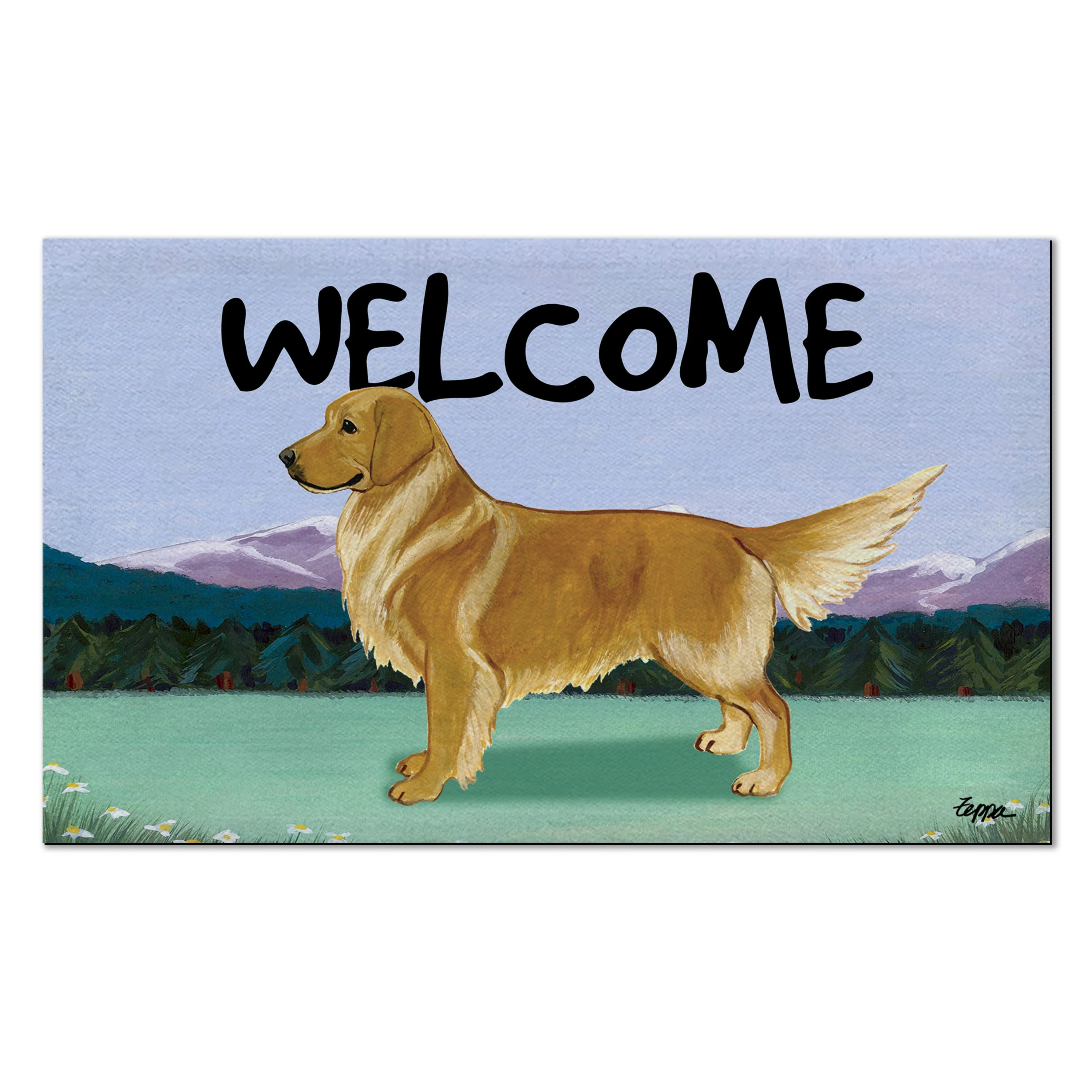 Golden Retriever Welcome Mat - Image 4
