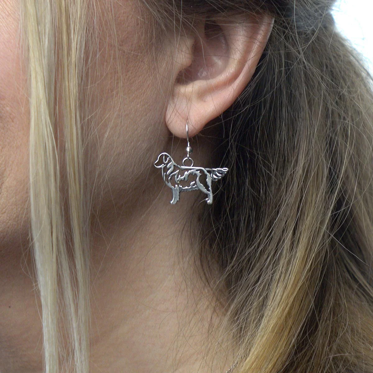 Golden Retriever, Body, Earring - Image 3