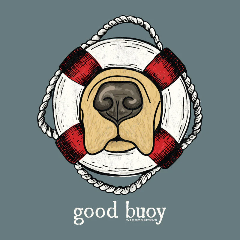 Good Buoy - Ladies Curvy V-Neck Tee - Image 2