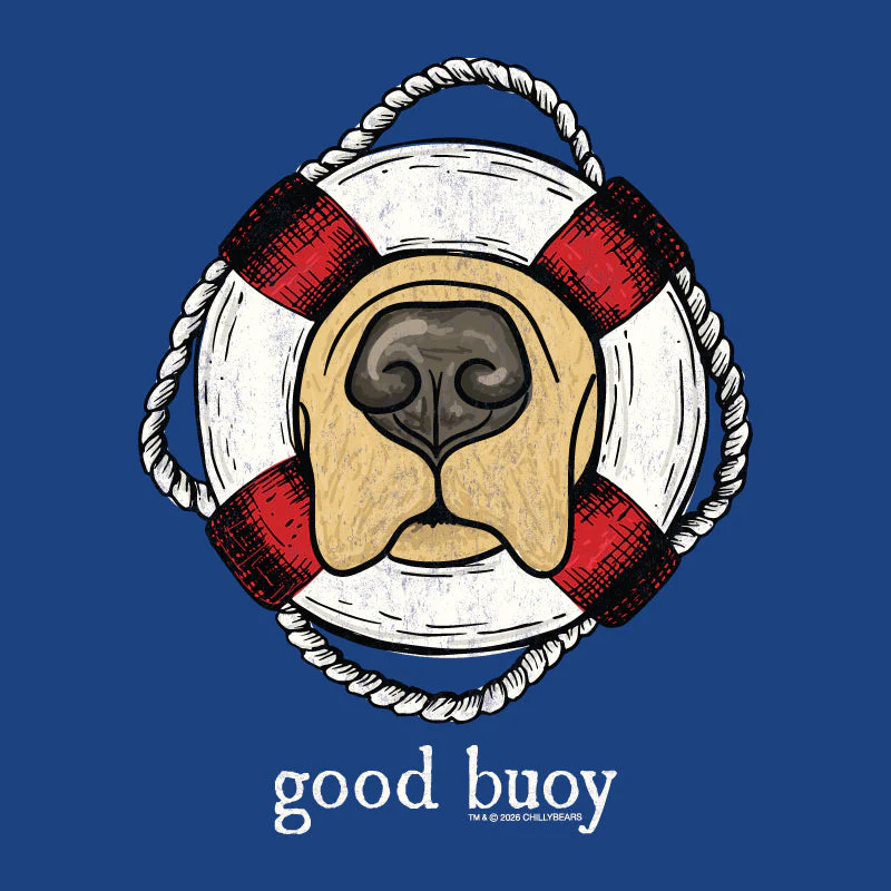 Good Buoy - Ladies T-Shirt V-Neck - Image 2
