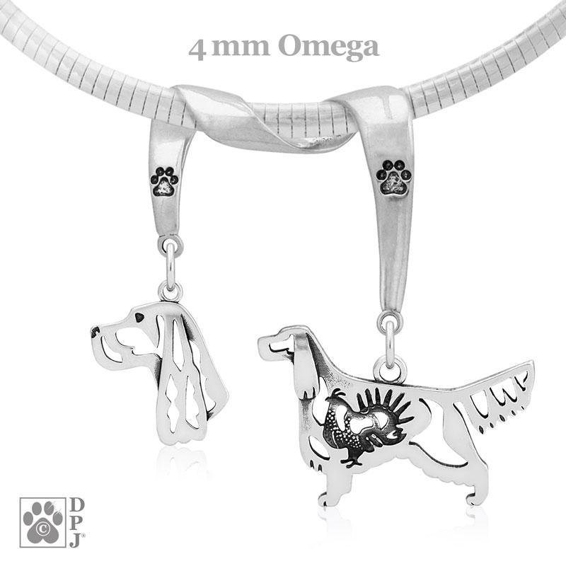Gordon Setter, Charm Holder, Necklace - Image 2