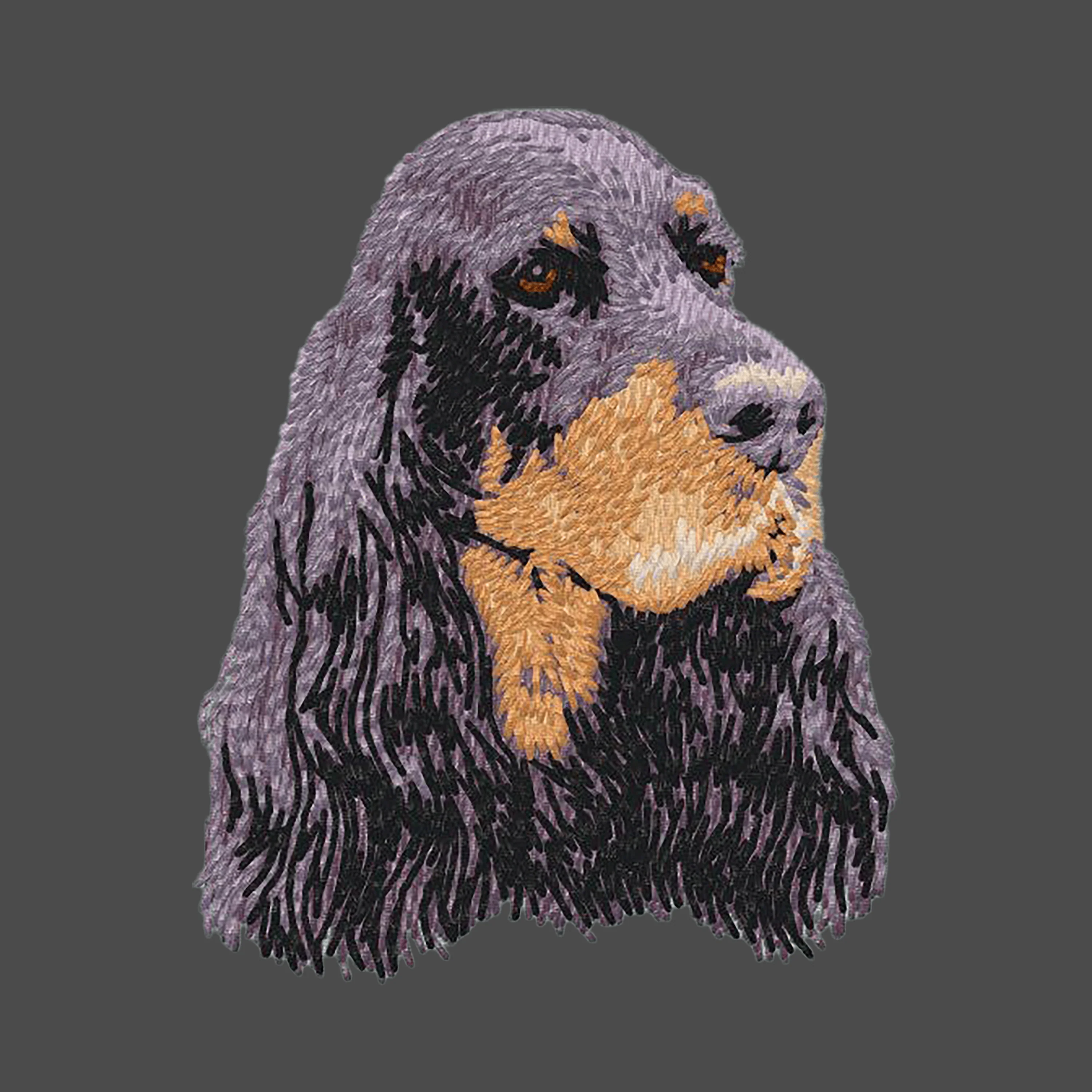 Gordon Setter Embroidered Men's Fleece Jacket - Image 2