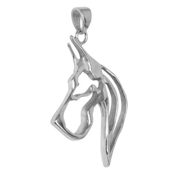 Great Dane Sterling Silver Cut Out Pendants - Image 2