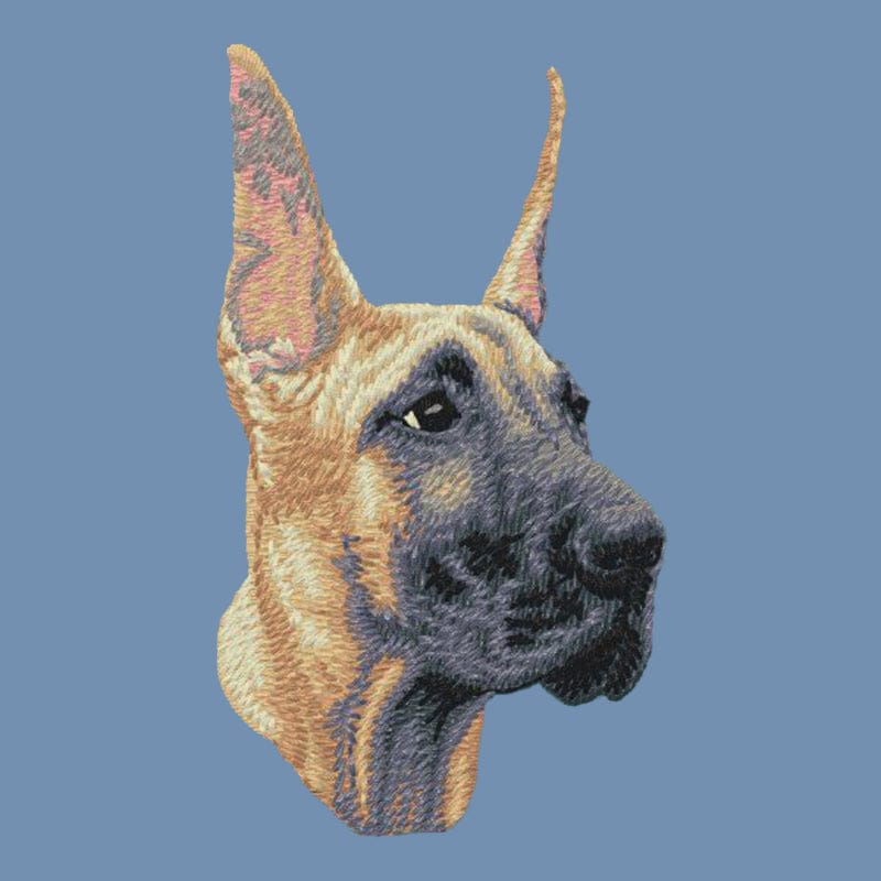 Great Dane Embroidered Men's Denim Shirt - Image 10
