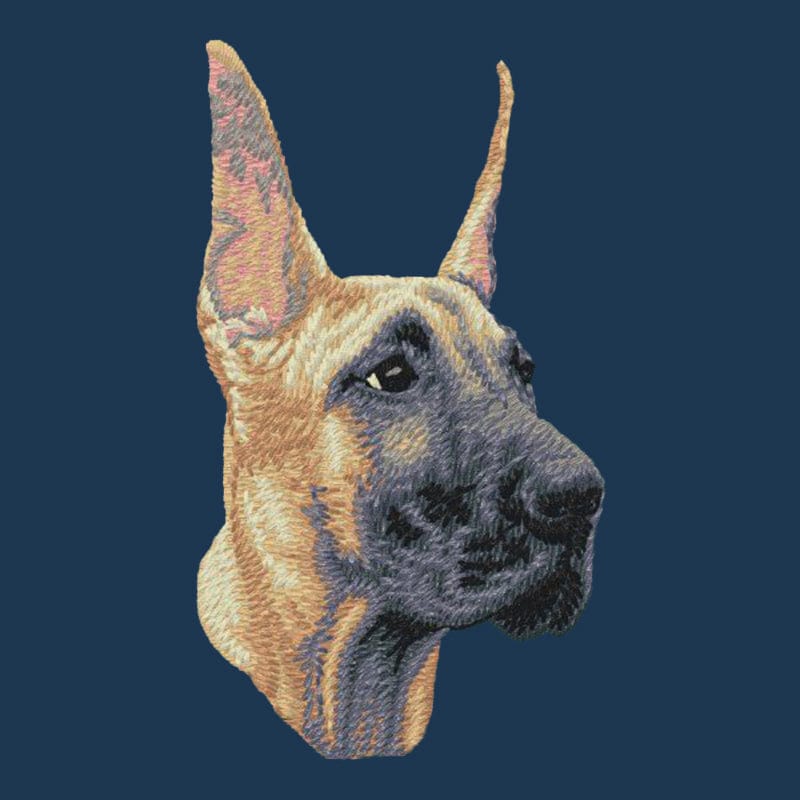 Great Dane Embroidered Men's Denim Shirt - Image 12