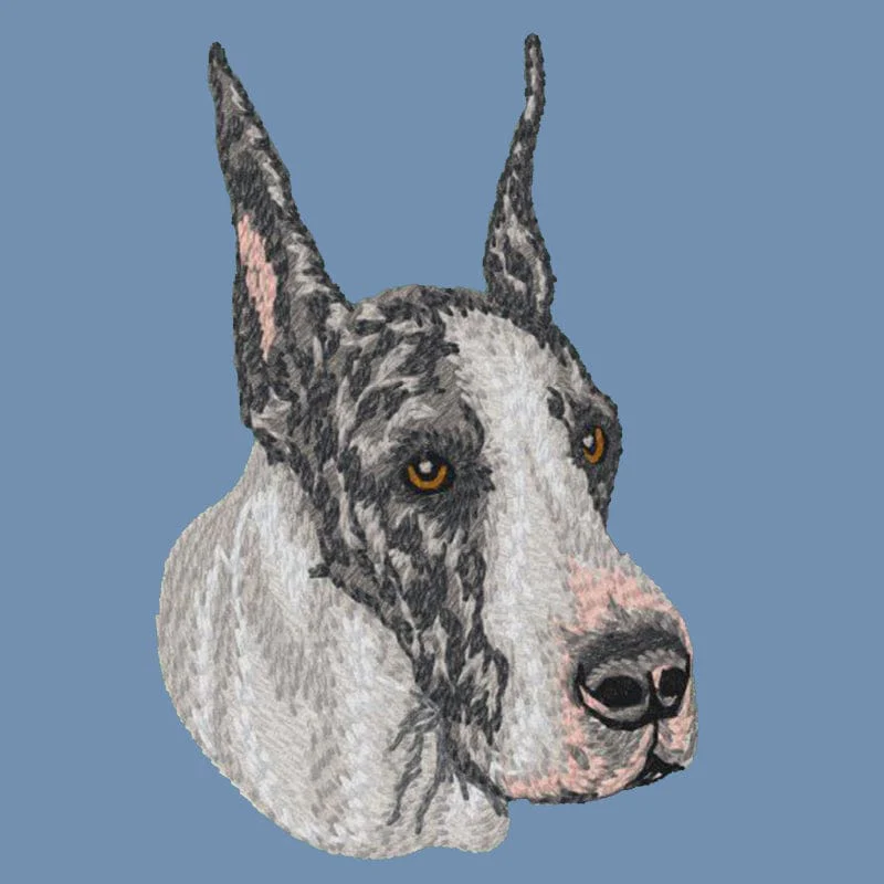 Great Dane Embroidered Men's Denim Shirt - Image 14