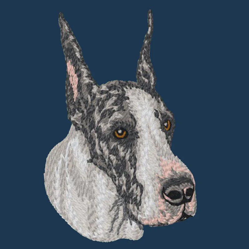 Great Dane Embroidered Men's Denim Shirt - Image 16