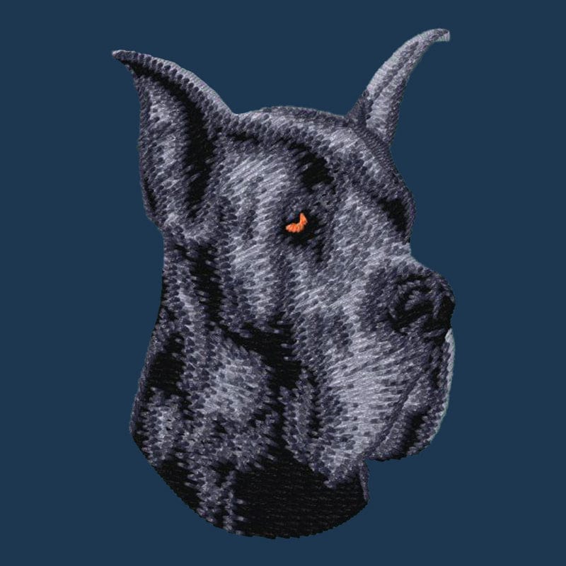 Great Dane Embroidered Men's Denim Shirt - Image 4