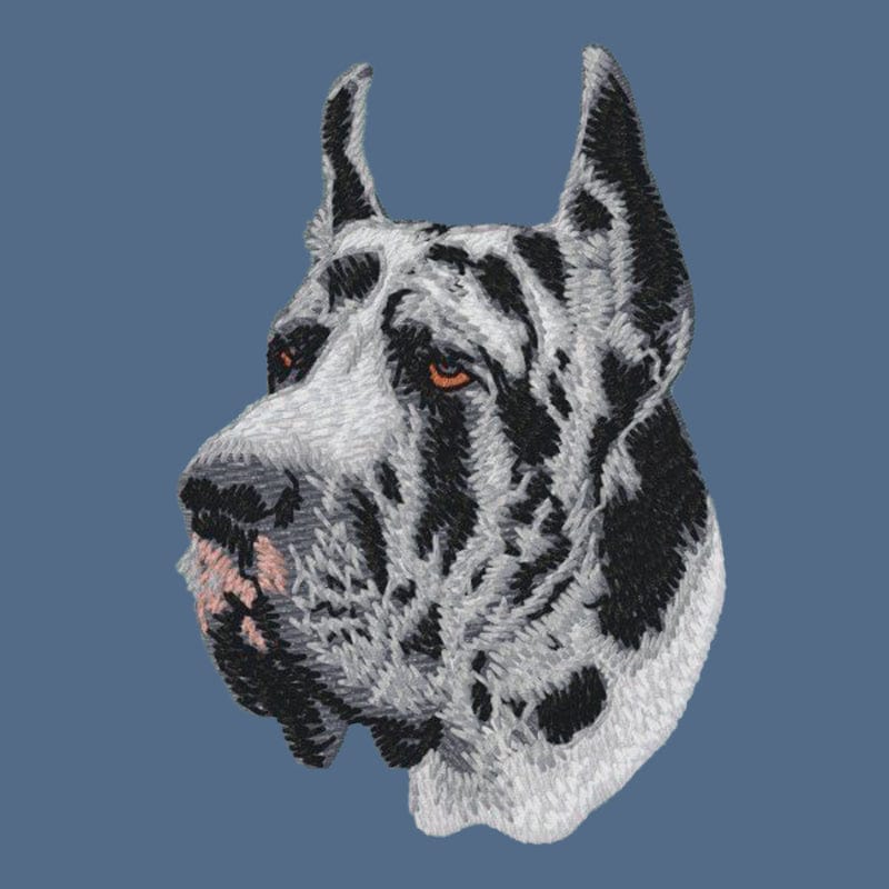 Great Dane Embroidered Women's Denim Shirt - Image 10
