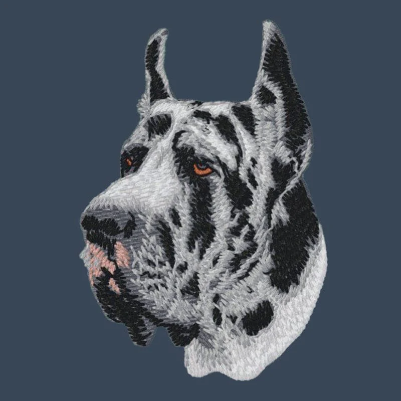 Great Dane Embroidered Women's Denim Shirt - Image 12