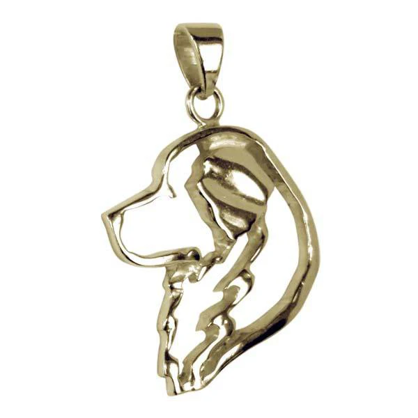 Great Pyrenees 14K Gold Cut Out Pendant - Image 2