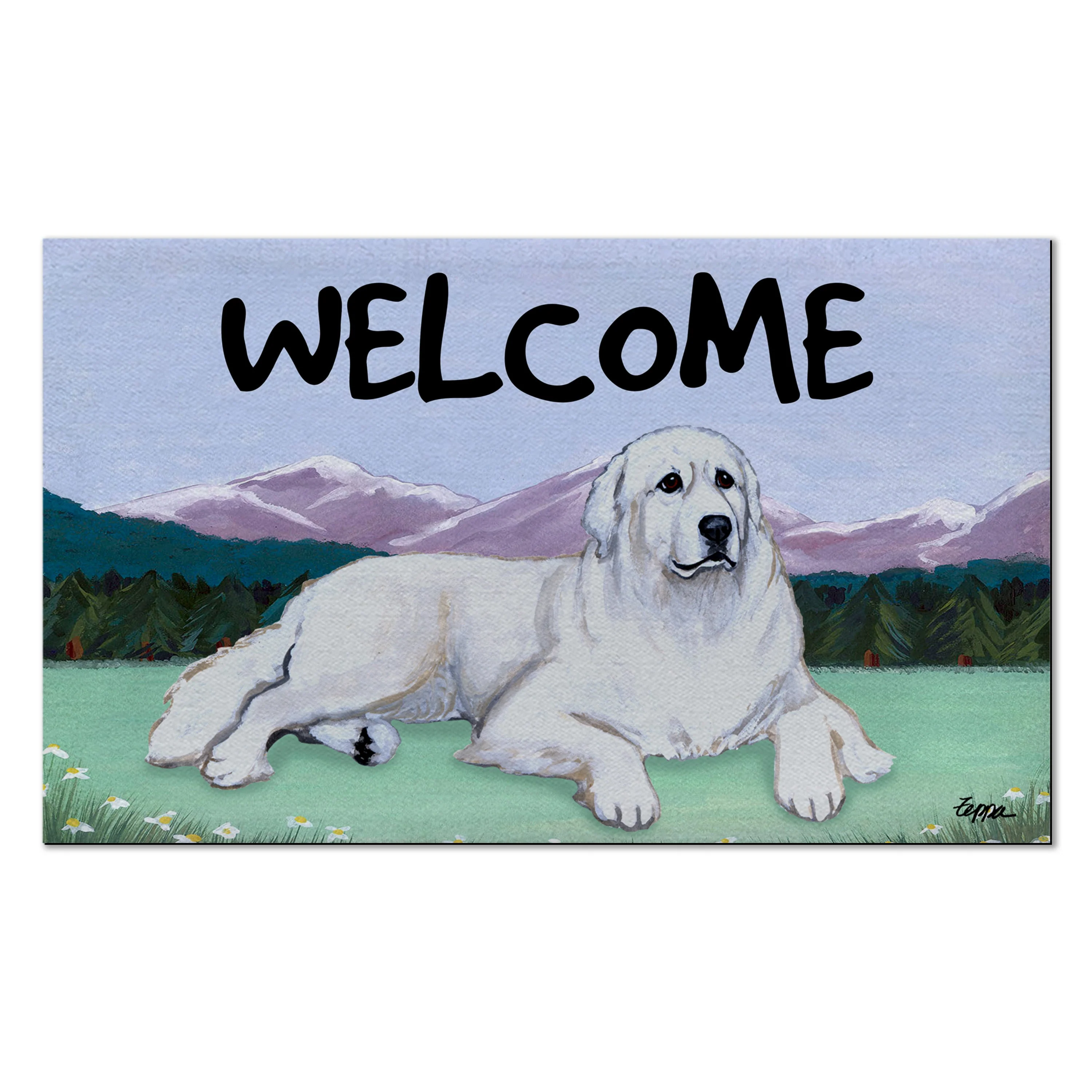 Great Pyrenees Welcome Mat - Image 2