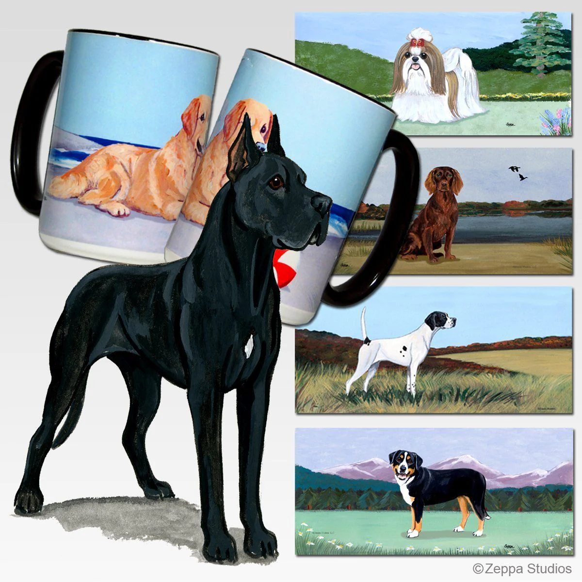 Great Dane Scenic Mug - Image 2