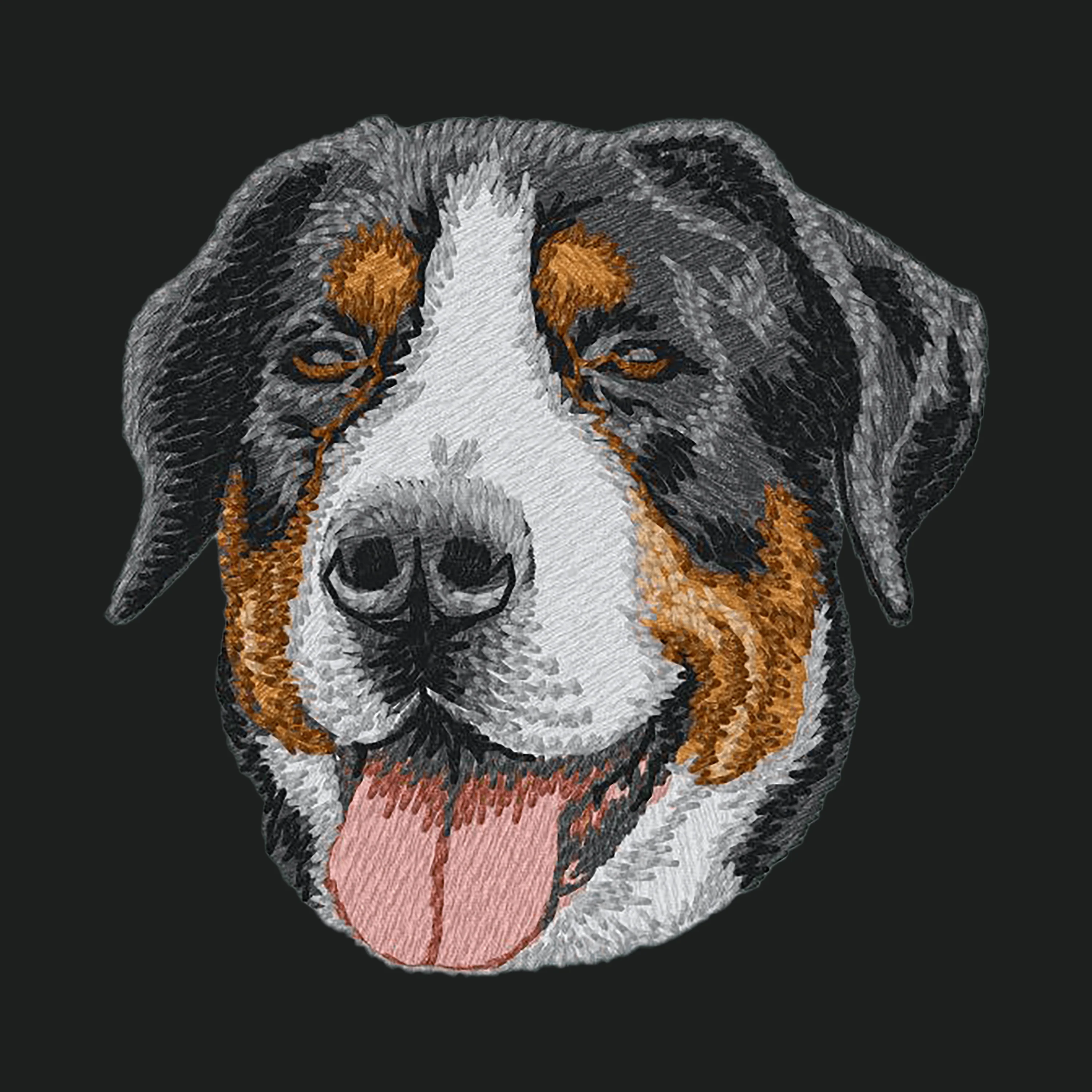 Greater Swiss Mountain Dog Embroidered Crossbody Bag - Image 3