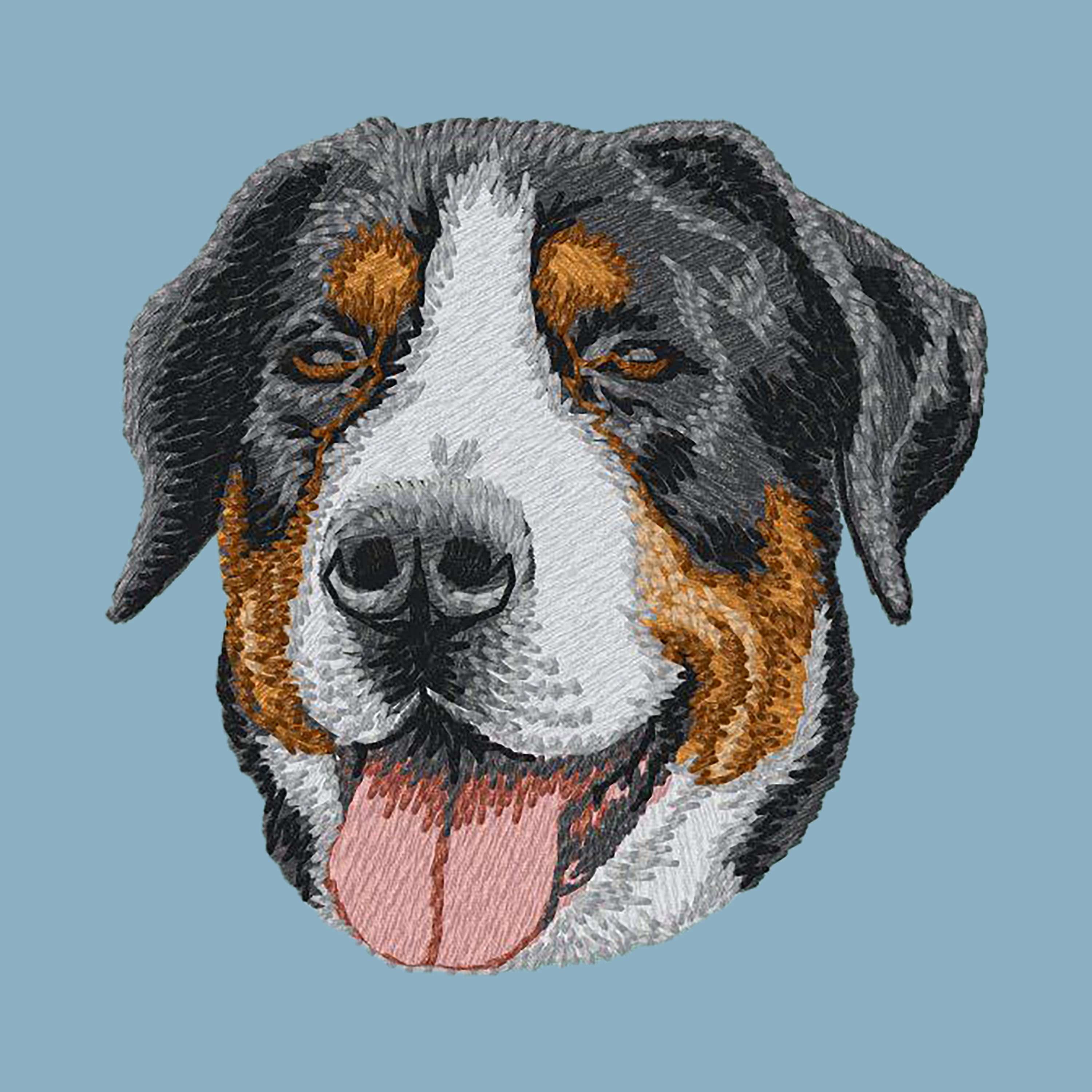 Greater Swiss Mountain Dog Embroidered Sweatshirt Hoodie - Image 2