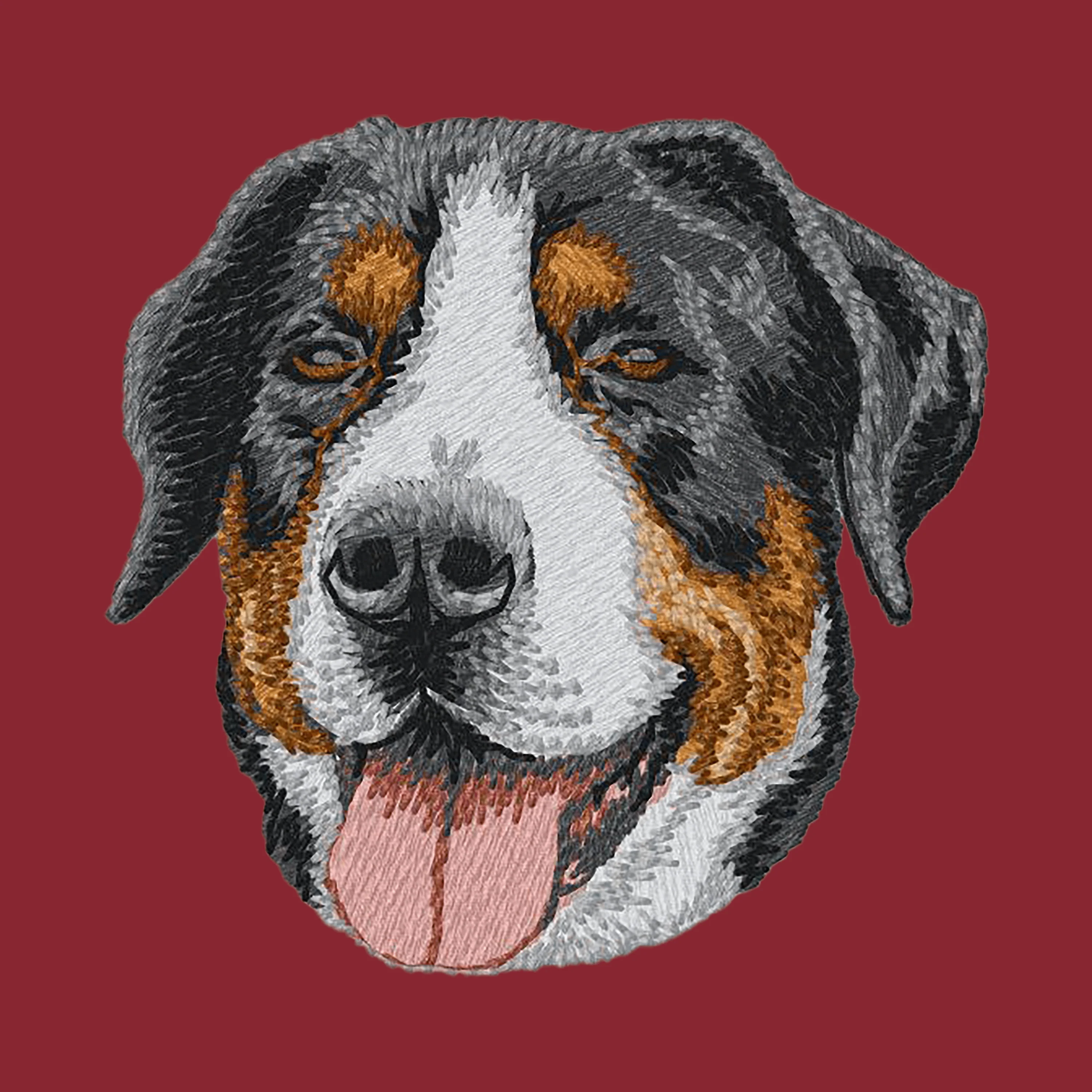 Greater Swiss Mountain Dog Embroidered Wearable Blanket - Image 2
