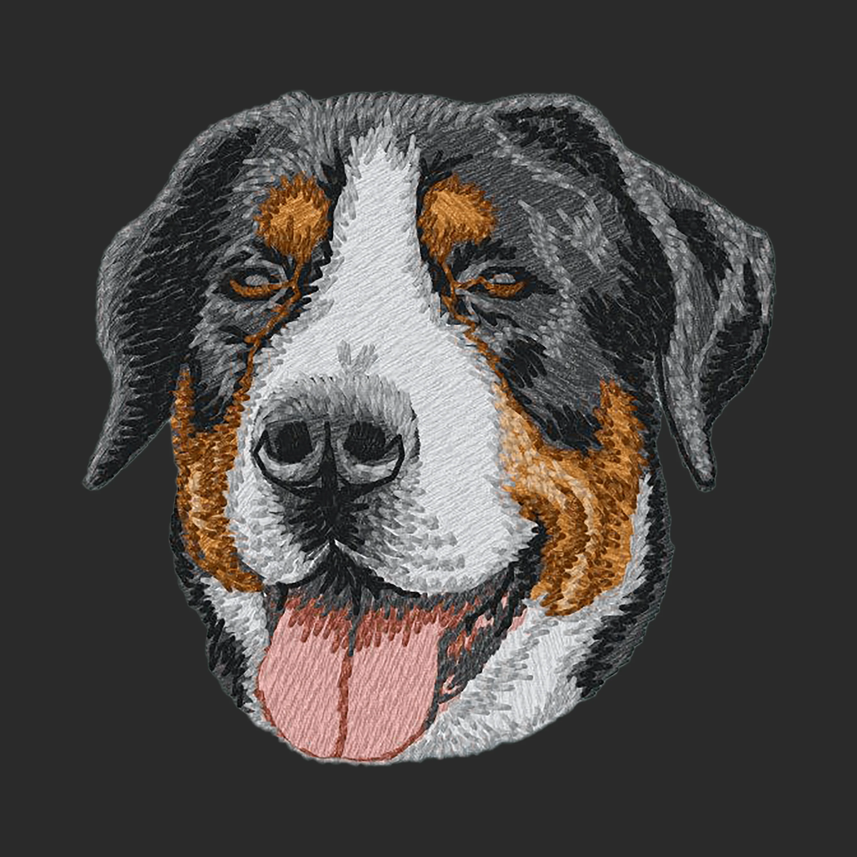 Greater Swiss Mountain Dog Embroidered Wearable Blanket - Image 4