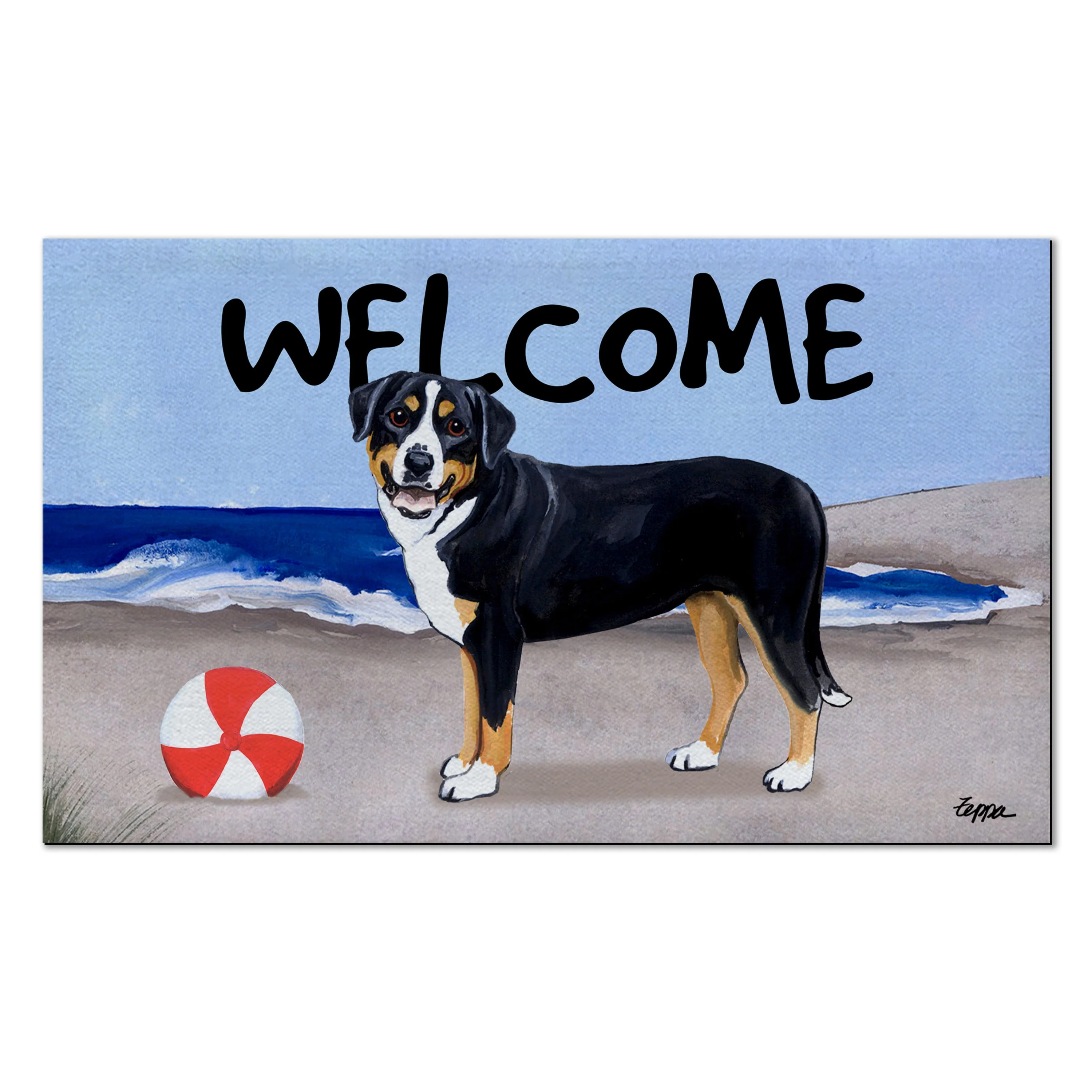 Greater Swiss Mountain Dog Welcome Mat - Image 6