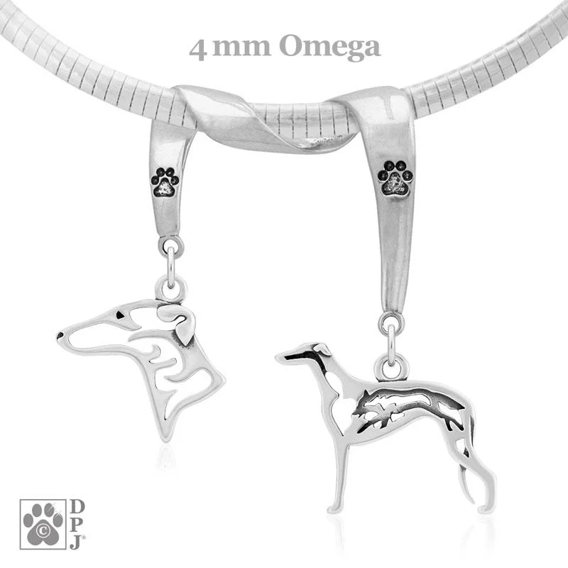 Greyhound, Charm Holder, Necklace - Image 2