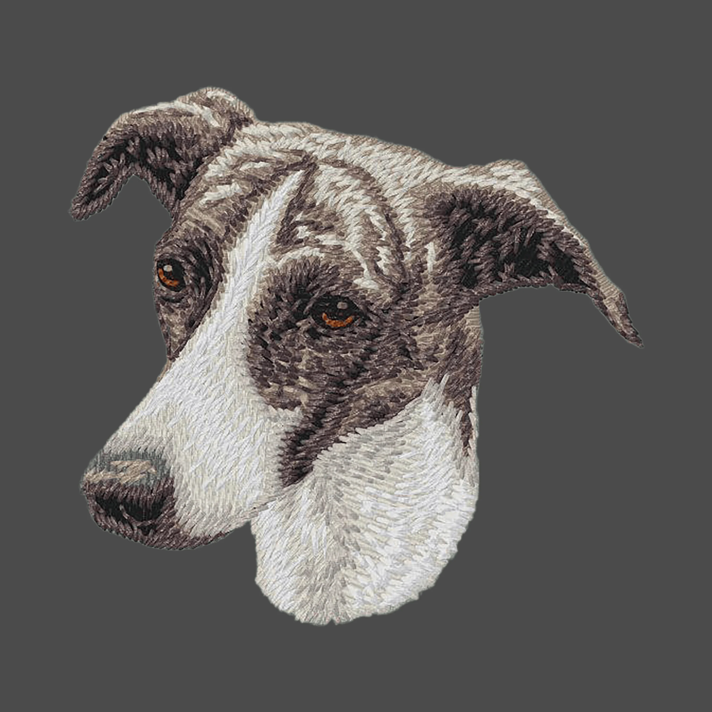 Greyhound Embroidered Men's Fleece Jacket - Image 2