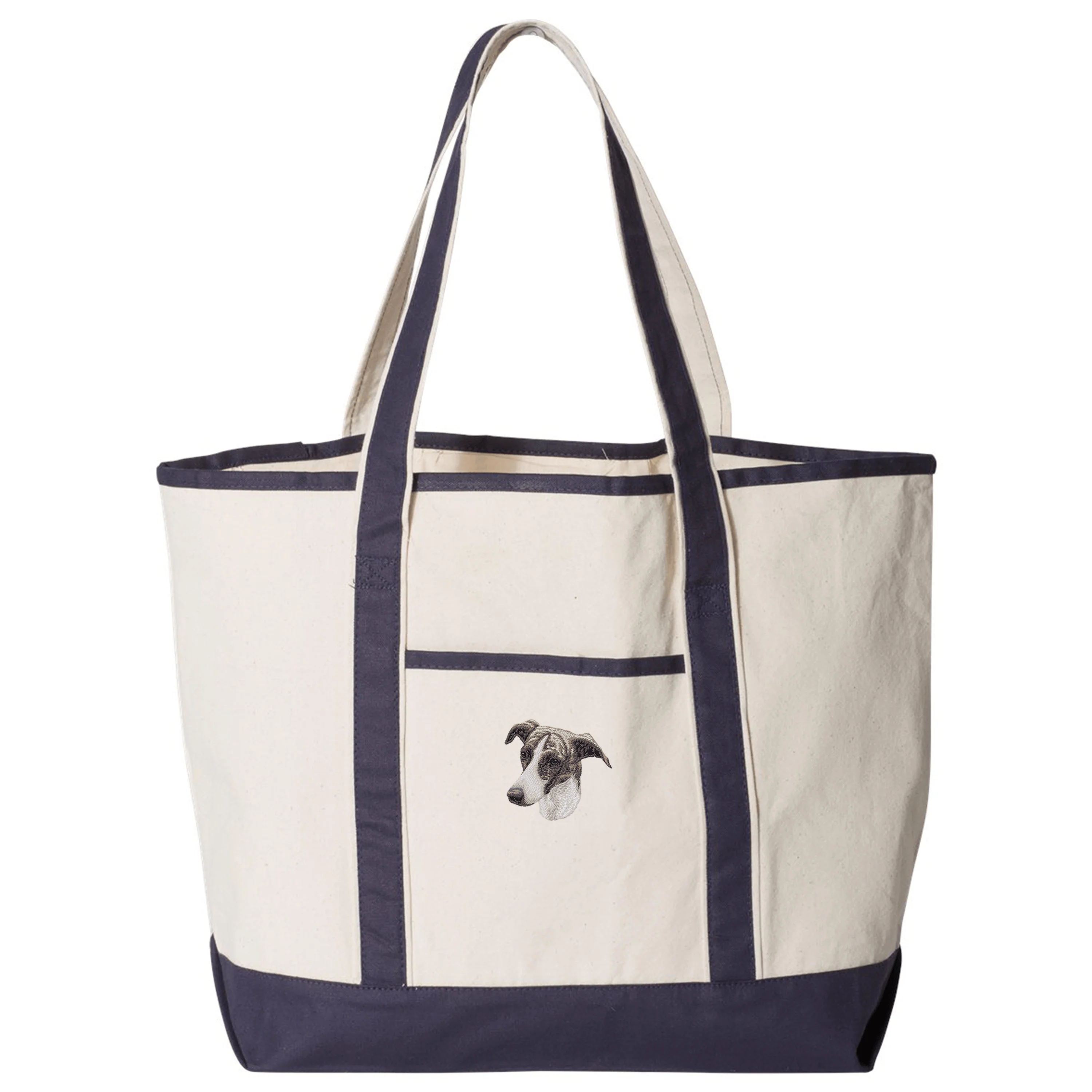 Greyhound Embroidered Tote - Image 2