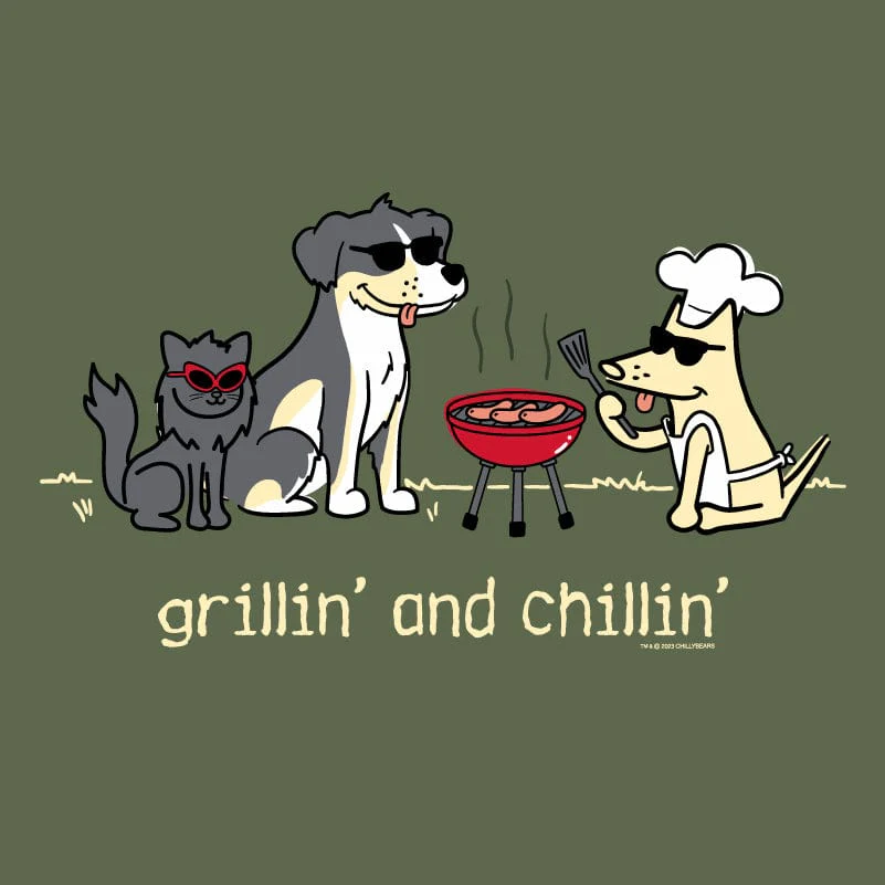 Grillin' And Chillin' - Lightweight Tee - Image 2