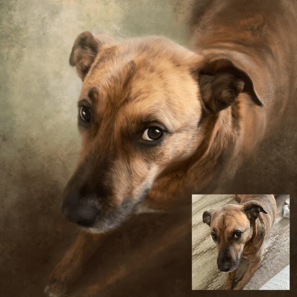 Hand-Painted Pet Portrait - Image 5