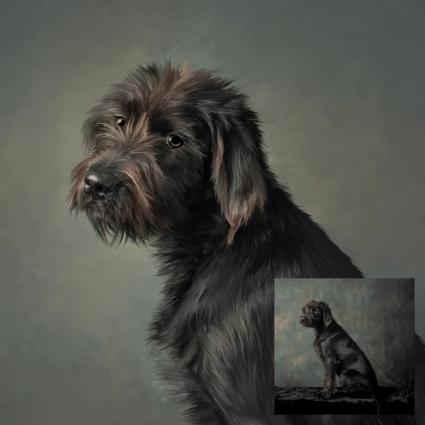 Hand-Painted Pet Portrait - Image 7