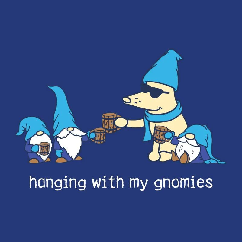 Hanging With My Gnomies - Fitted Long-Sleeve T-Shirt - Image 2