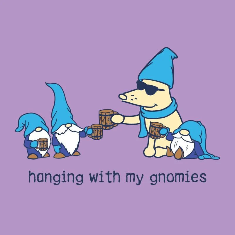 Hanging With My Gnomies - V-Neck T-Shirt - Image 2