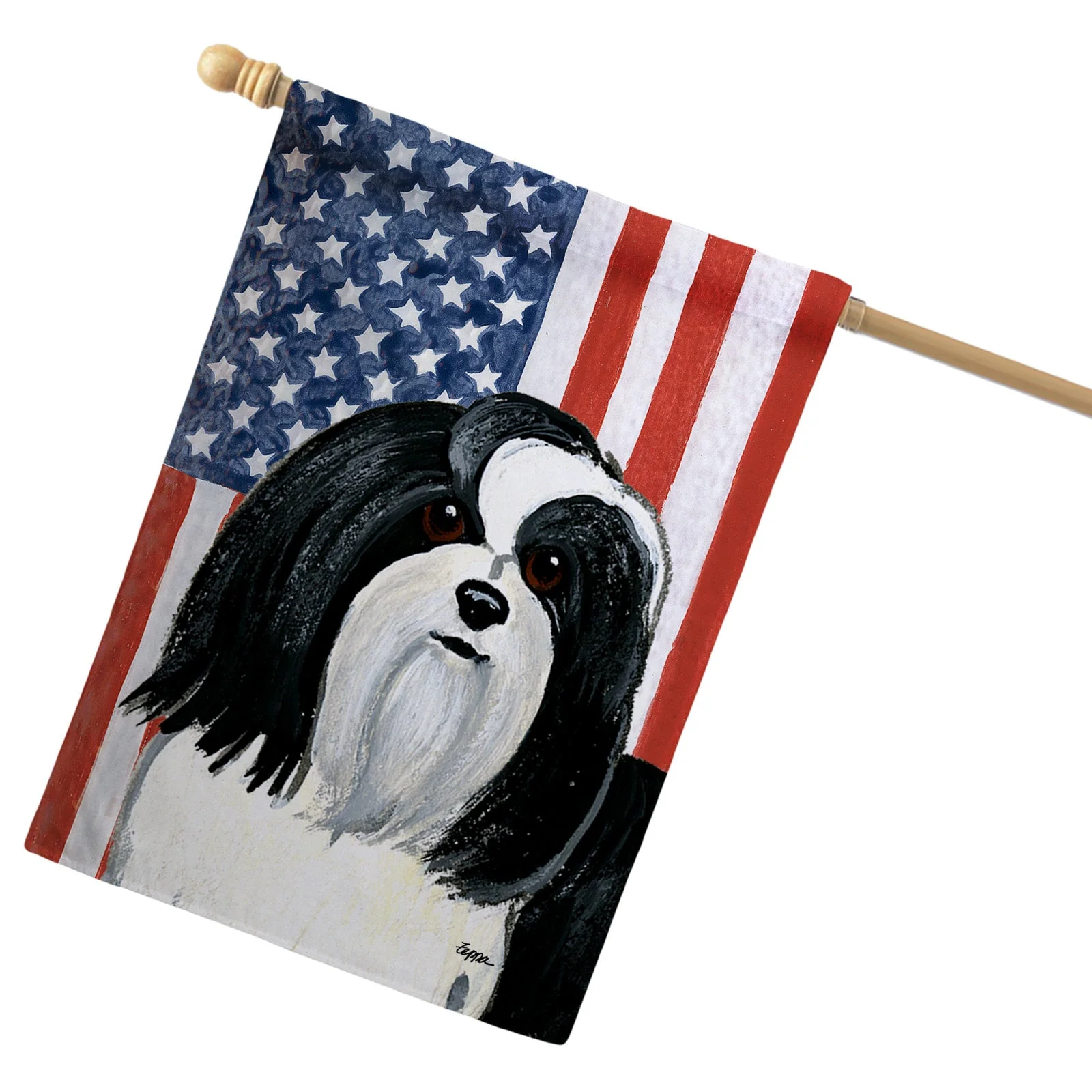 Havanese Americana House Flag - Image 2