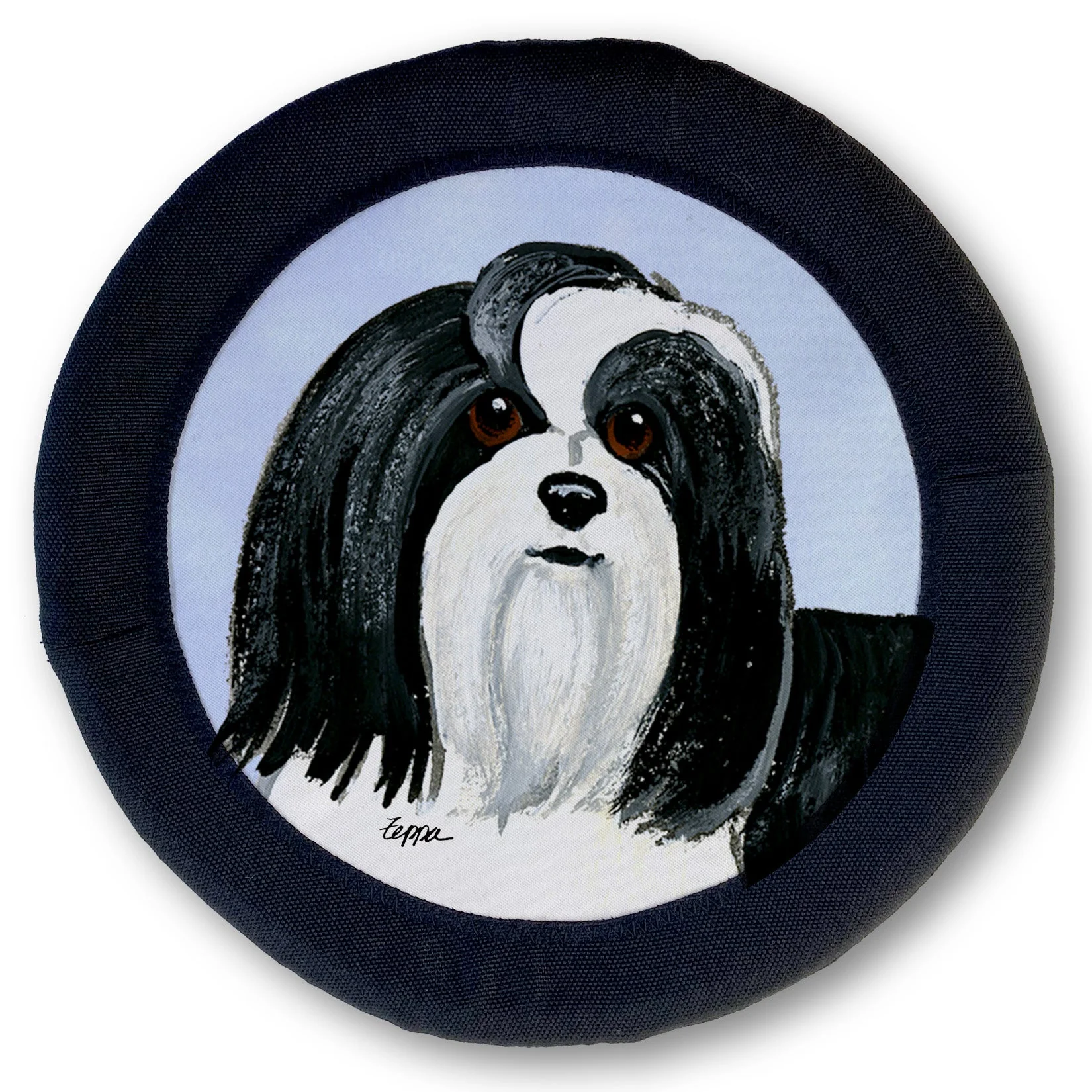 Havanese FOTOFRISBY Flying Dog Disc Toy - Image 2