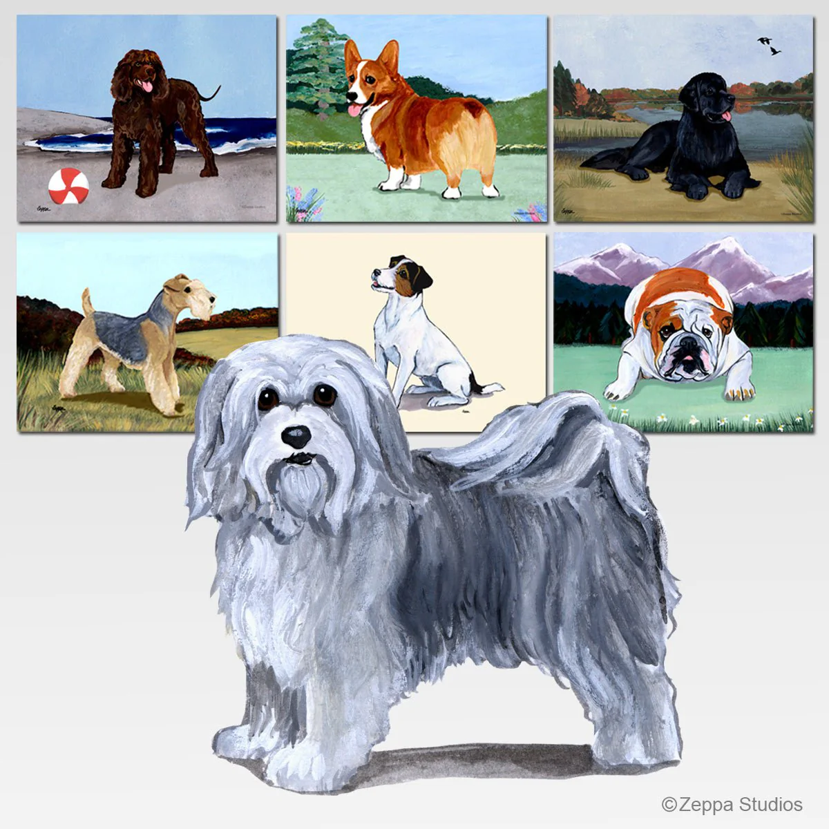 Havanese Scenic Cutting Board - Image 2