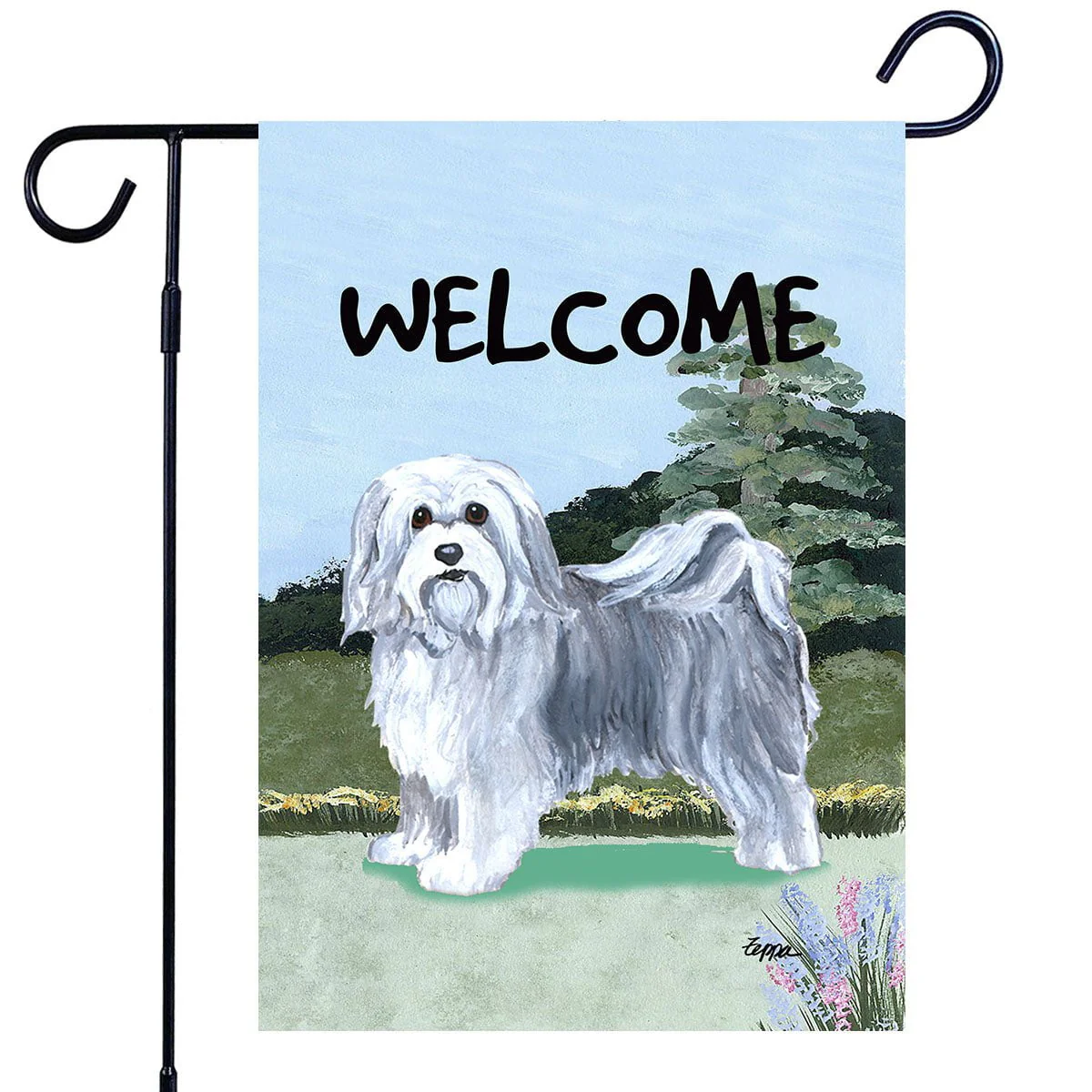 Havanese Garden Flag