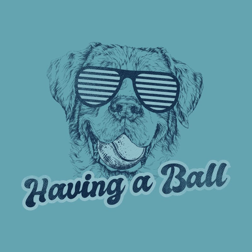 Having a Ball - Ladies Curvy V-Neck Tee - Image 2