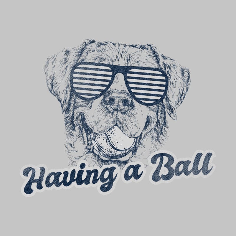 Having a Ball  - Ladies T-Shirt V-Neck - Image 2