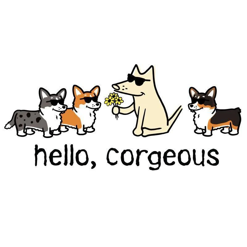 Hello, Corgeous - Coffee Mug - Image 2