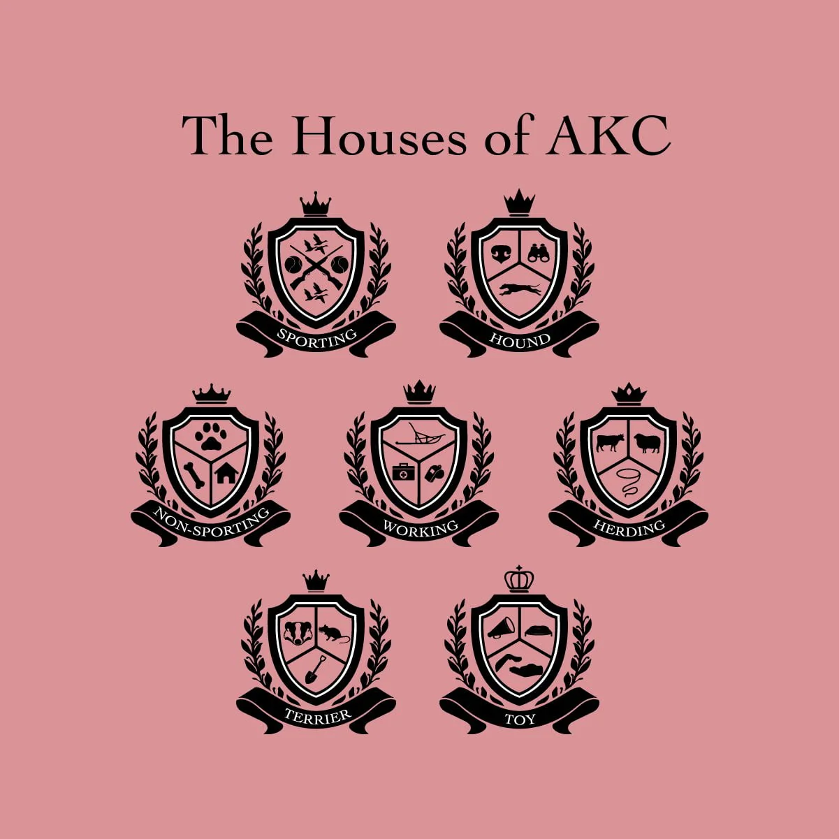 Houses of AKC - V-Neck T-Shirt - Image 2