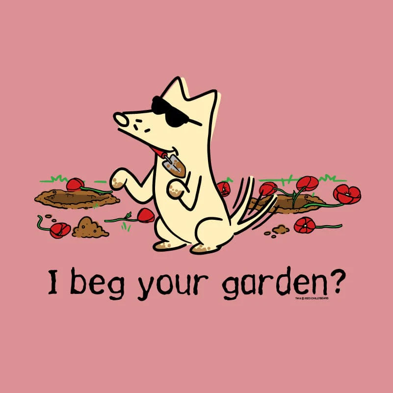 I Beg Your Garden - Ladies T-Shirt V-Neck - Image 2