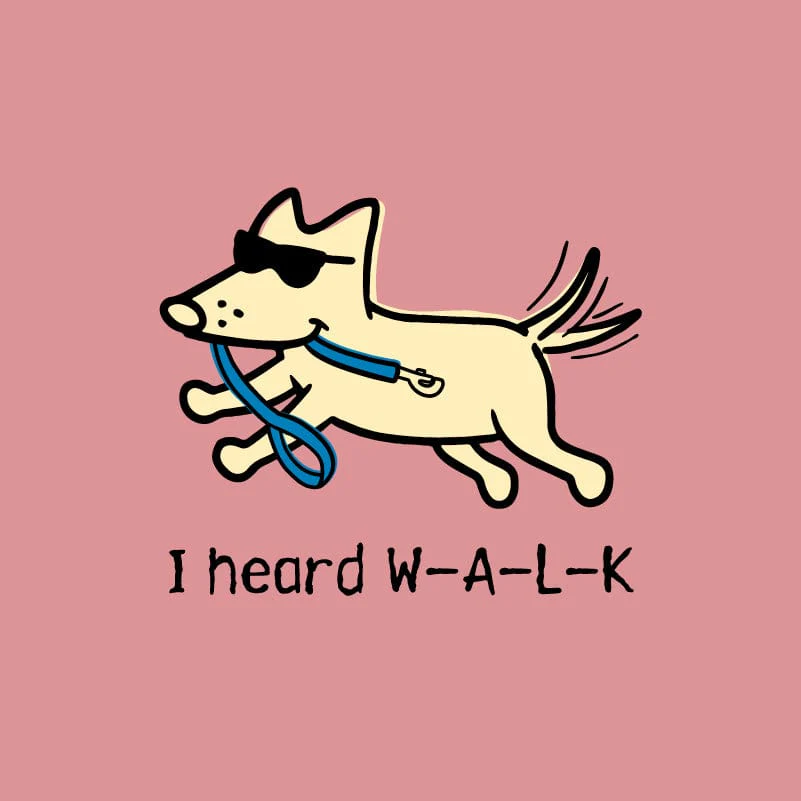 I Heard W-A-L-K - Ladies T-Shirt V-Neck - Image 2