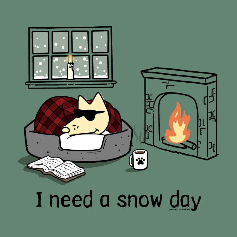 I Need A Snow Day - Classic Long-Sleeve T-Shirt - Image 2