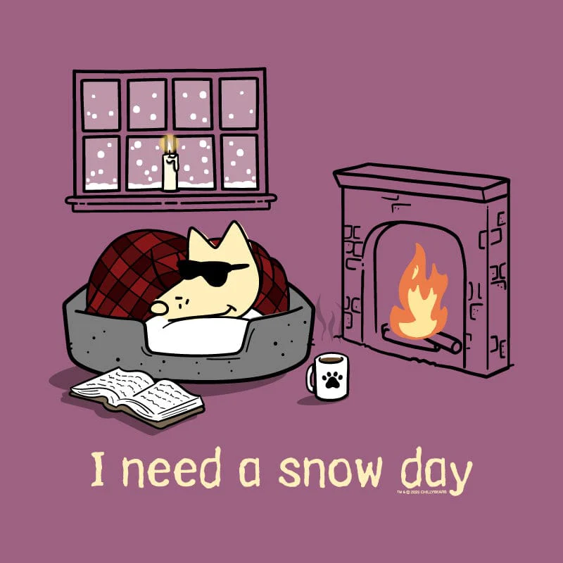 I Need A Snow Day - Classic Long-Sleeve T-Shirt - Image 4