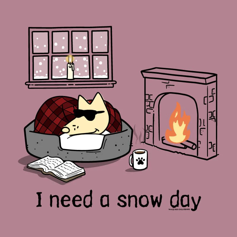 I Need A Snow Day - Lightweight Tee - Image 2
