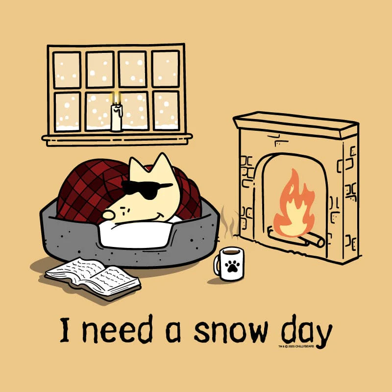 I Need A Snow Day -  Sweatshirt Pullover Hoodie - Image 2