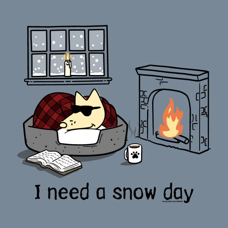 I Need A Snow Day -  Sweatshirt Pullover Hoodie - Image 4