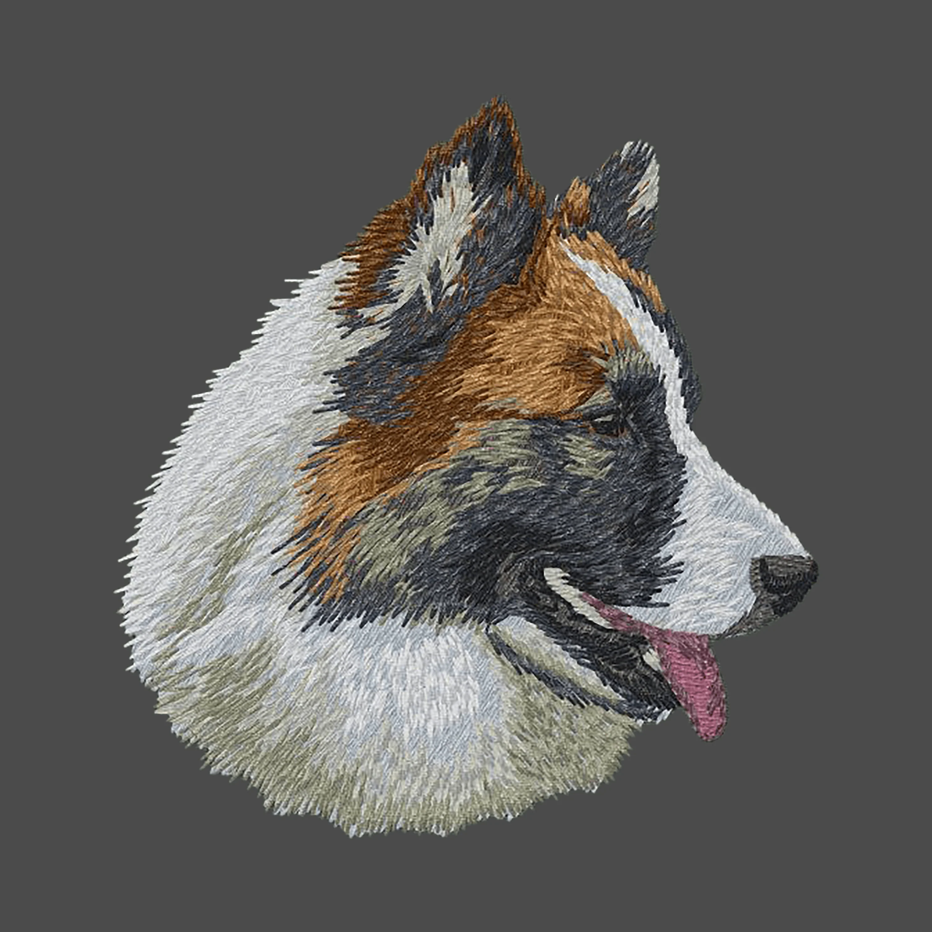 Icelandic Sheepdog Embroidered Men's Fleece Jacket - Image 2
