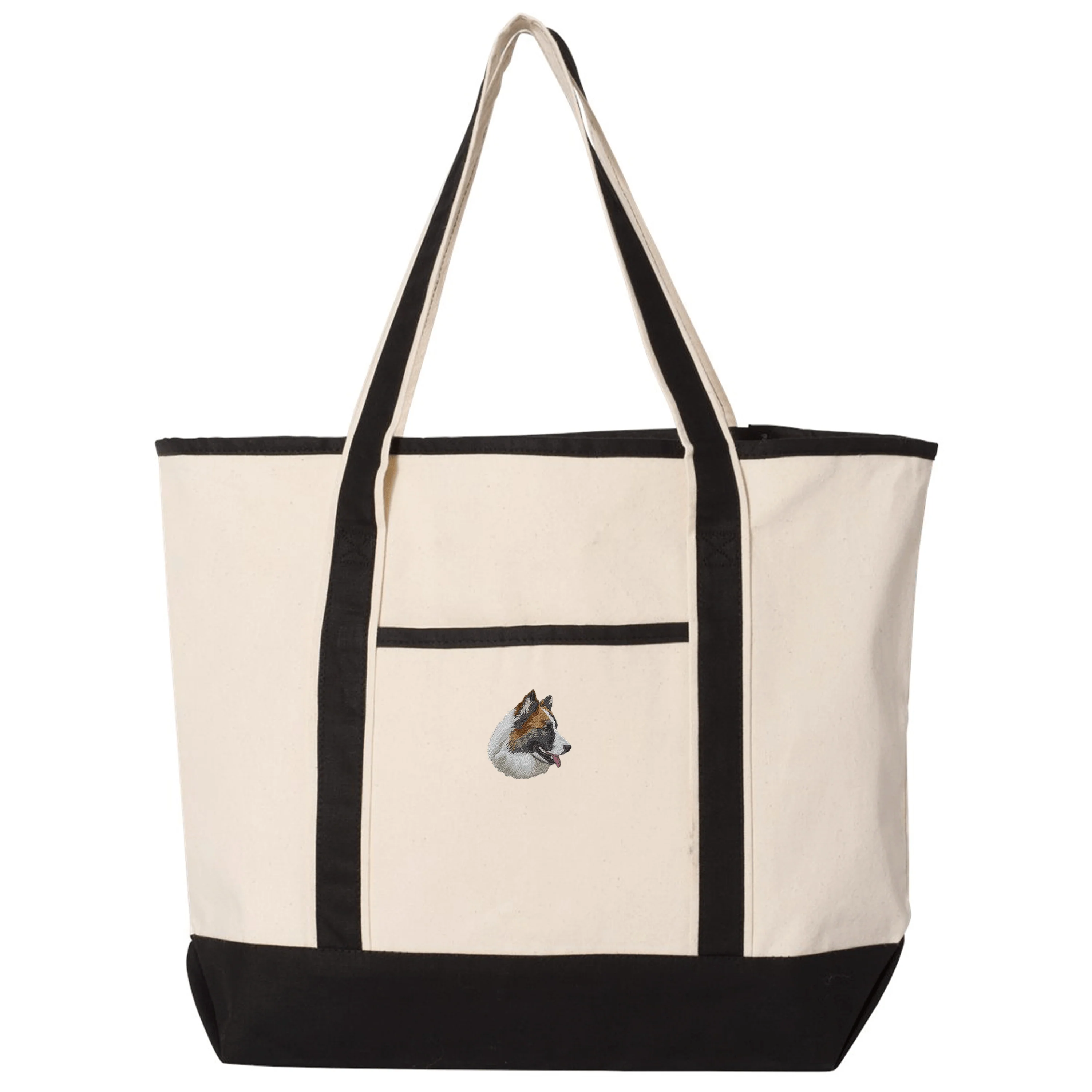 Icelandic Sheepdog Embroidered Tote