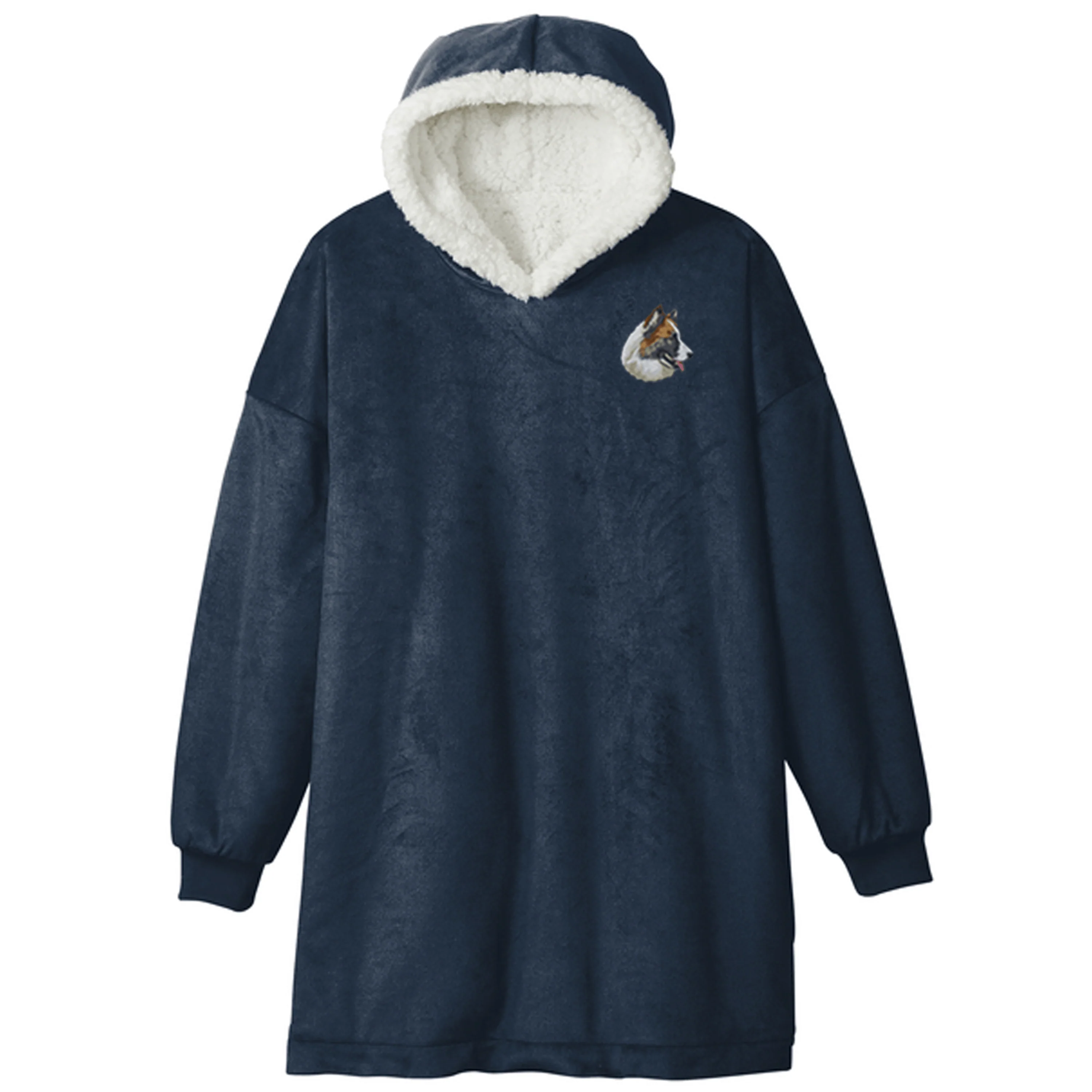 Icelandic Sheepdog Embroidered Wearable Blanket - Image 3