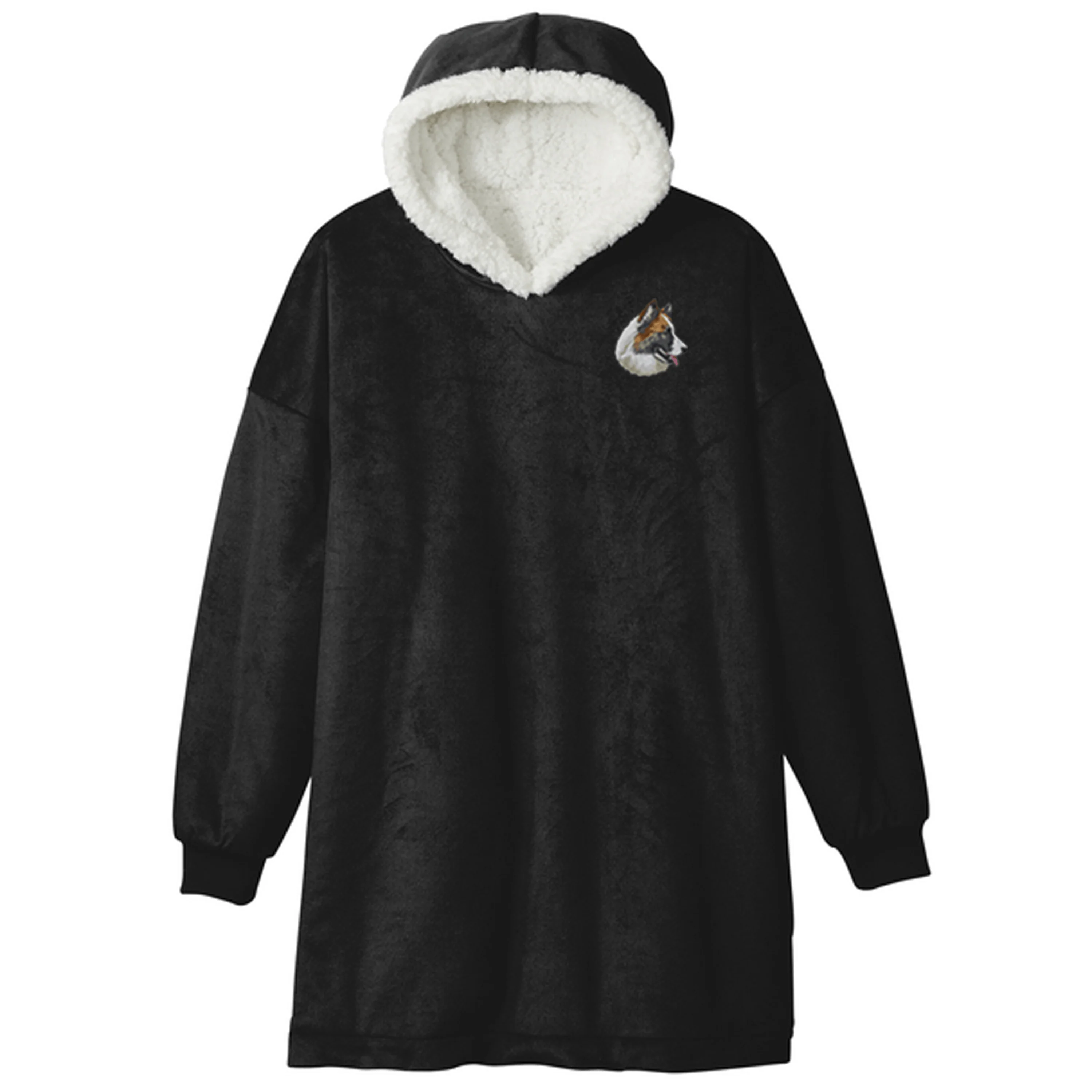 Icelandic Sheepdog Embroidered Wearable Blanket - Image 7