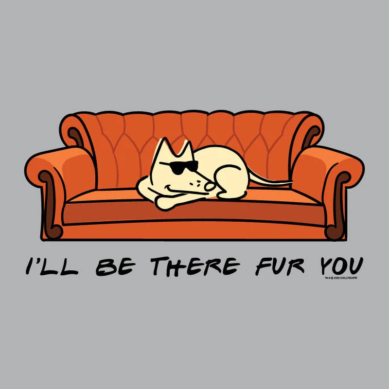 I'll Be There Fur You - Ladies Curvy V-Neck Tee - Image 2